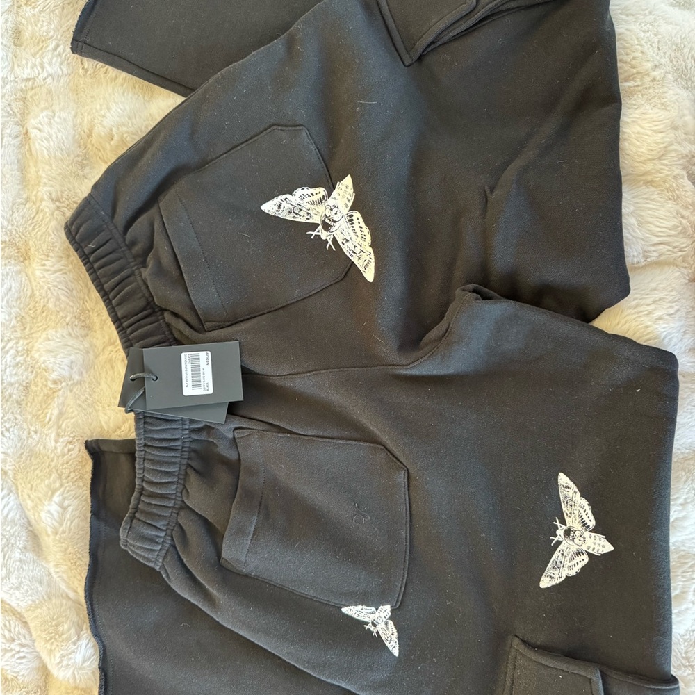 Darc Sport Black Pants with White Graphic - Picture 4 of 4